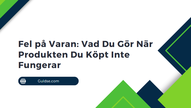 Fel på Varan